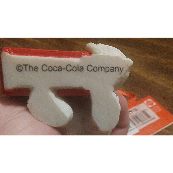 Drink Coca Cola Ice Cold Cooler Polar Papa Bear Cubs Christmas Tree Ornament 3" - Picture 4 of 4